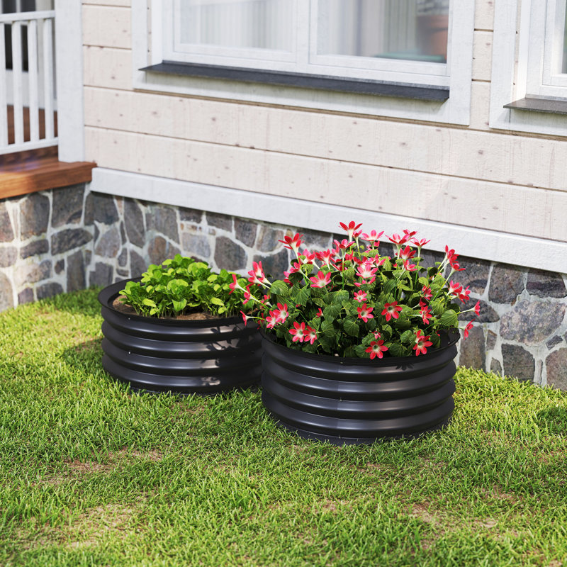 Planter, Dark Grey