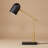Modern Desk and Table Lamp - Black outer - White inner
