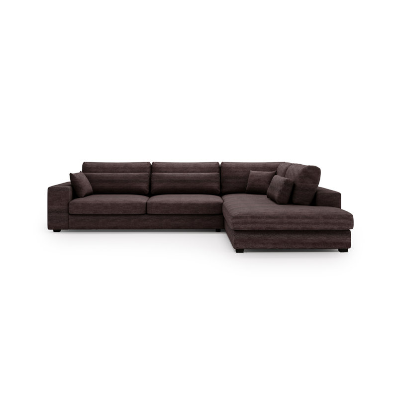Tammera 3 Seater Corner Sofa , Brown