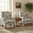 Anayat Traditional 29'' Wide Wing Back Armchair with Solid Wood Legs