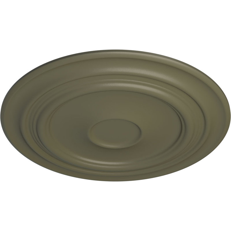 32 médaillons de plafond Giana de 32 5/8 po x P 1 1/2 po (convient aux auvents jusqu'à 7 7/8 po), Pierre Spartan