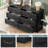 Chest of Drawers, Modern Farmhouse 6-Drawer Dresser, 63" Wide, TV Stand for Living Room & Bedroom, with Deep Drawers, Metal Bar Handles & Anti-Tip Kit-2127424877