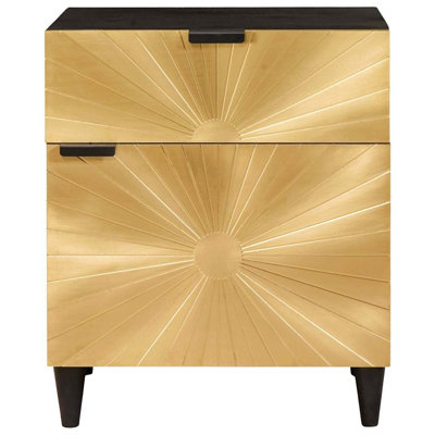 50cm W Solid Wood Bedside Table