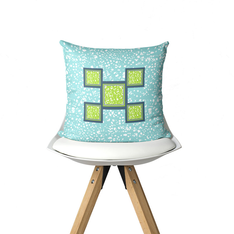 Housse de coussin d'intérieur Connor Speckled Blue, 20 po X 20 po