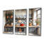 Country Kitchen Rustic Dream I - Ensemble d'art mural de cuisine-107195258-107195260