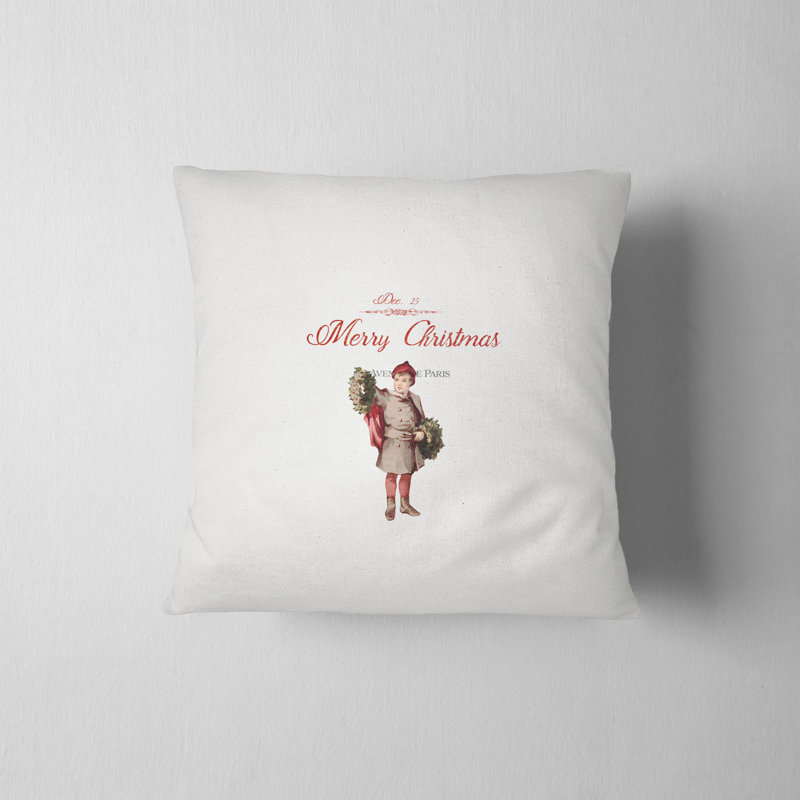 Housse de coussin Wreath, H 16 po x l 16 po