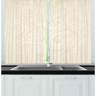 Pointed Kitchen Curtain