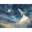 Starry Night Wallpaper Rocket Dreamy Wall Mural-69869686-69869690
