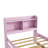 Twin Bed with Trundle and Bookcase Headboard-2052016344