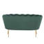 Carney Velvet Loveseat Accent Sofa-693310564