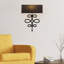 Applique murale encastrée 1 lumière à intensité variable noire Ivie-1415214057