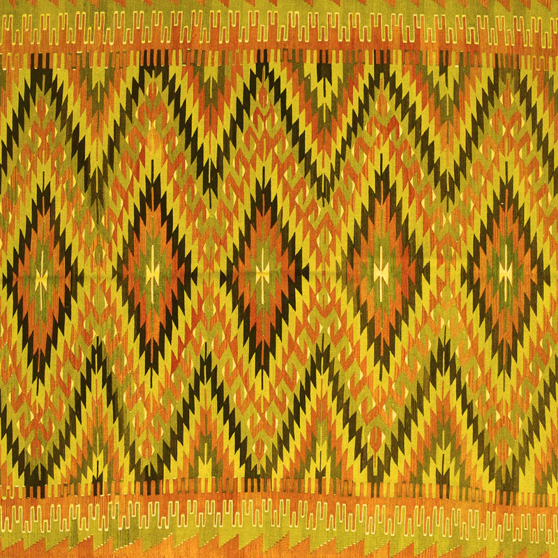 Performance Southwestern Indoor Rug, Square 5'