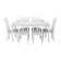 Harrelson 6 - Person Four Leg Dining Set