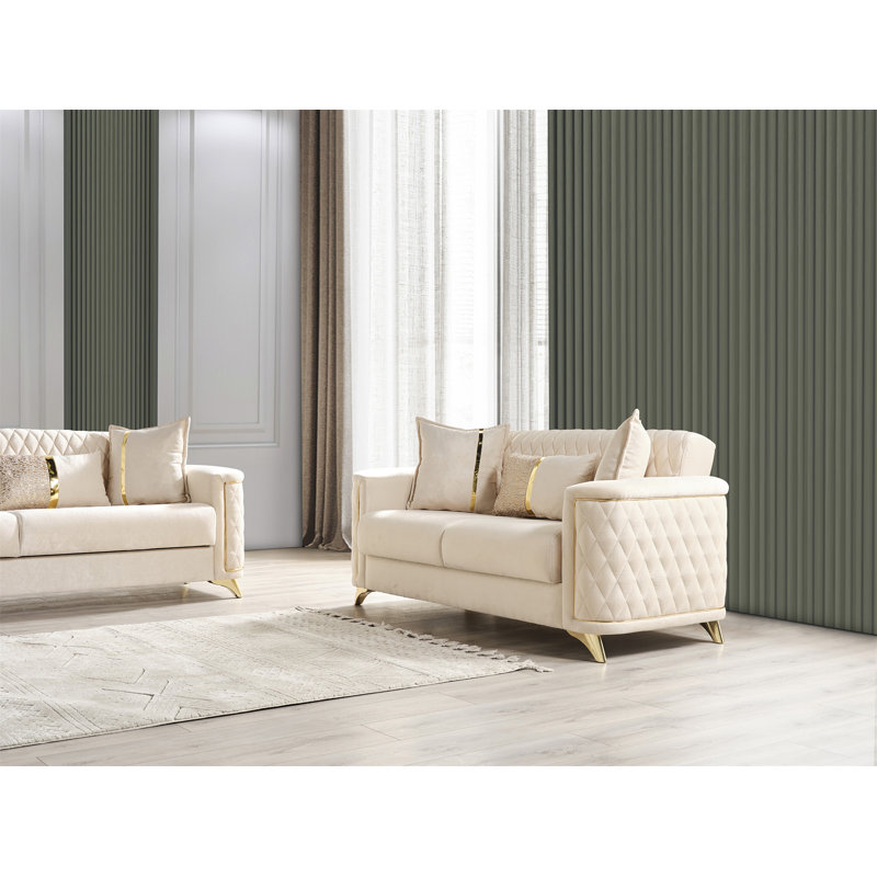Causeuse Luna,  Ivory Duplicate 1