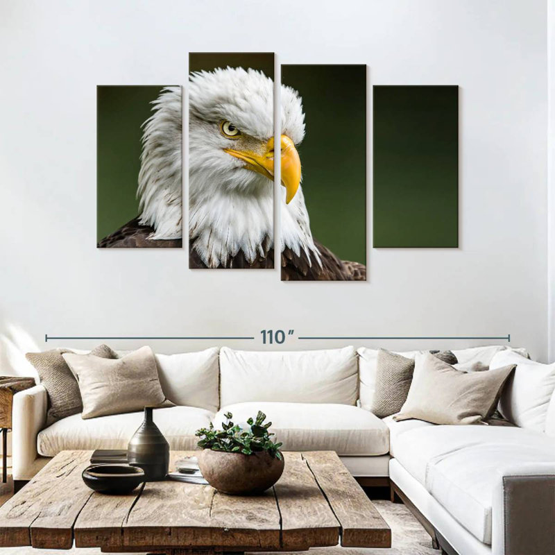 Brampt Bald Eagle Stare, 54"H x 84"W