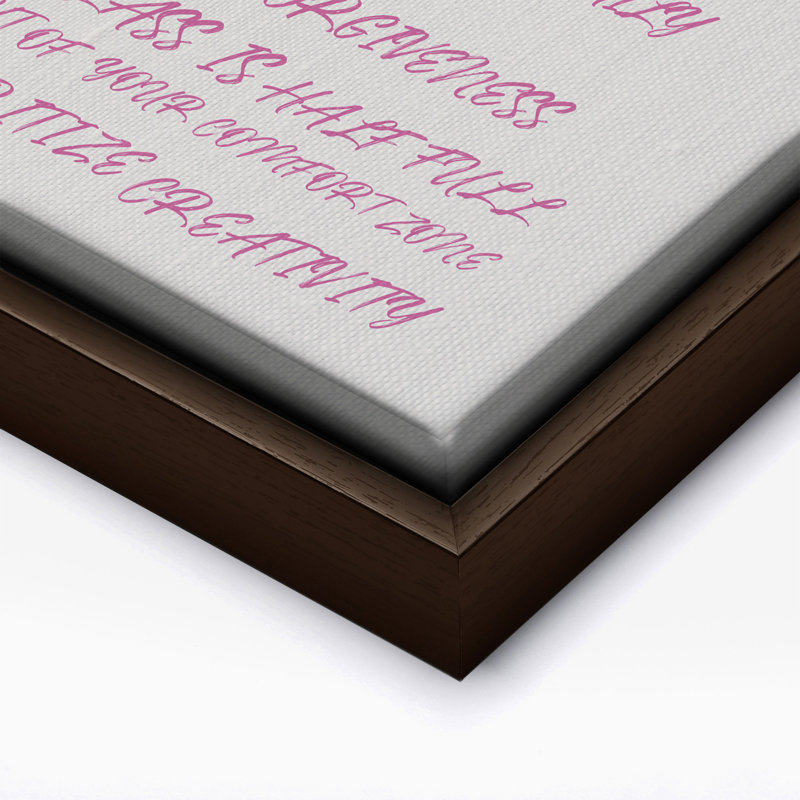 Rules No1, Canvas, 12"H x 16"W, Brown Framed