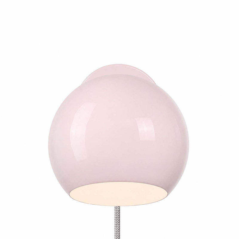Applique murale Topsy à une lumière, Sans oreilles, Petal Pink