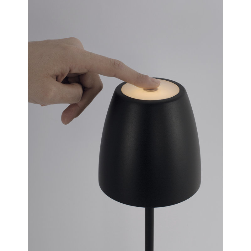 Metal Buffet Lamp, Black