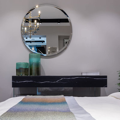 Miroir de meuble-lavabo biseauté moderne et contemporain