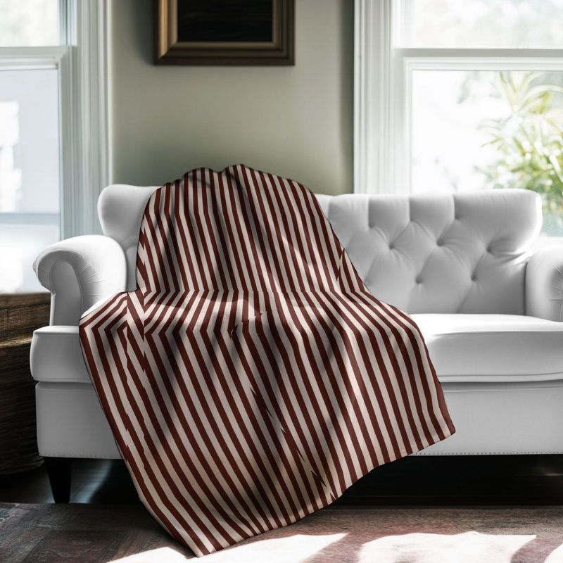 Earthy Print - 1 pièce Sherpa Premium, Lit simple