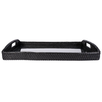 Rectangular Tray with Glass Insert