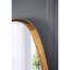 Miroir mural irrégulier avec cadre en bois, 30 po x 38 po, pour le salon, la salle de bain, le vestibule, style minimaliste, bords arrondis, salle de bain 50% pin, 25%