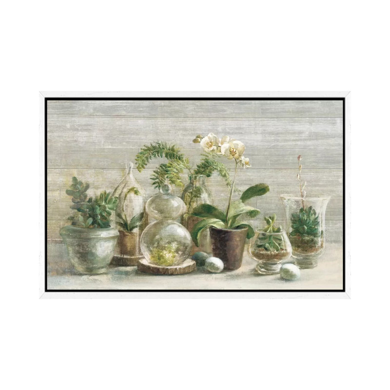 Danhui Nai - Print on Canvas, 101.6 cm H x 66.04 cm W, White Floater Framed