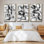 " Meander II " 3 Piece Art Set