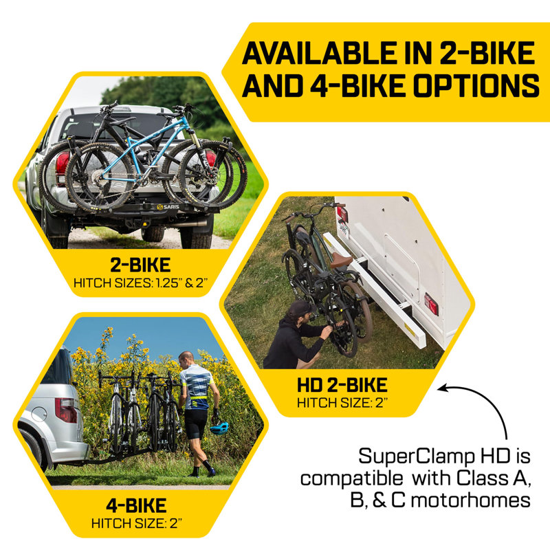 Support à vélo SuperClamp G3 - léger, durable, polyvalent et compact