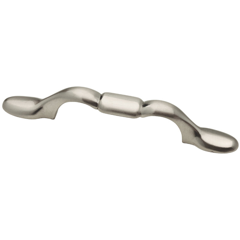 Poignée arc 3 po - nickel satiné