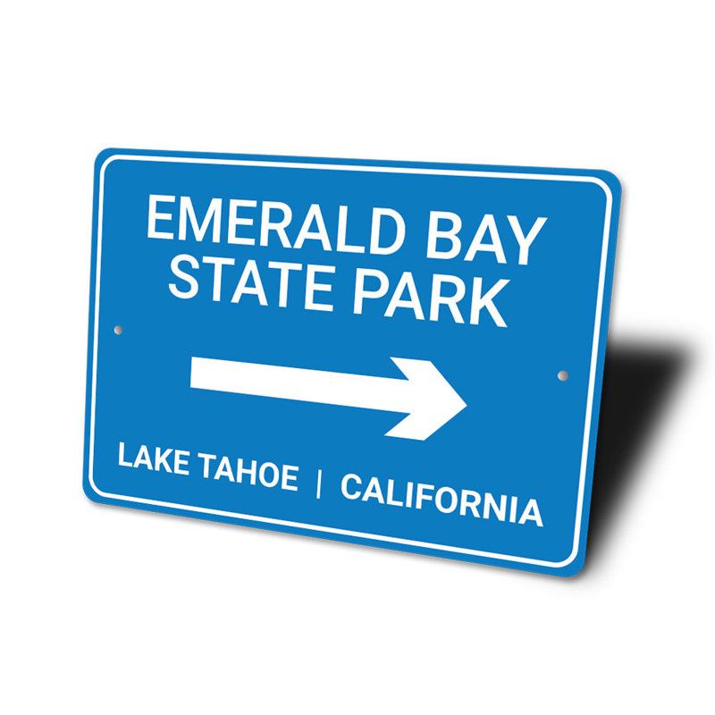 Panneau en aluminium Emerald Bay State Park, H 12 po x l 18 po x P 0,06 po