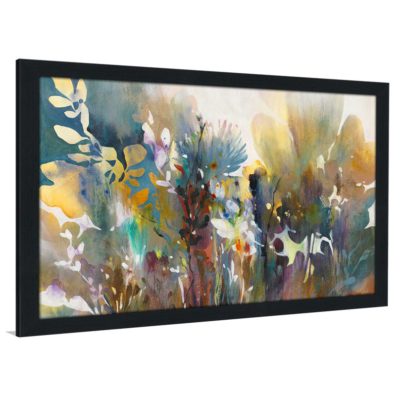 Heartfelt - peinture à cadre flottant, Cadre espresso, H 21,5 po x l 27,5 po x P 0,75 po