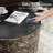 28'' Magnesium Oxide Outdoor Coffee Table with Vintage Finish-1244555841-1249873560