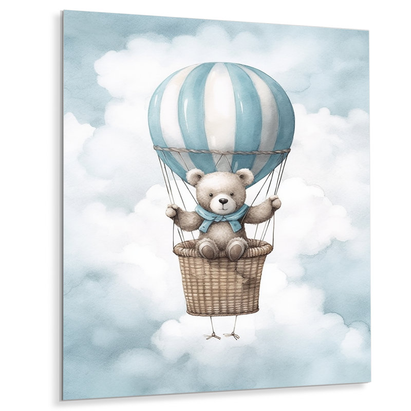 Nursery Bear Cub Kids Dreams II, 32" H x 16" W x 1" D