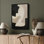 Art mural encadré abstrait rétro antique classique pour chambre à coucher 