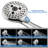 Chrome Tub Spout with Diverter and 6-Spray Handheld Shower Attachment-130037246