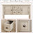 Cambridge Series Buffet Sideboard Console Table with Bottom Shelf-2079525670-2079525671