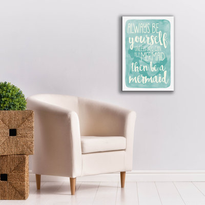 'Mermaid' by Erin Clark Canvas Wall Art