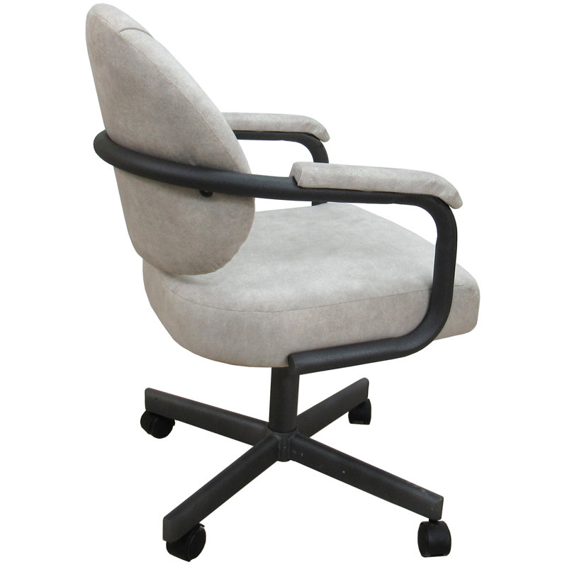 Chaise de salle à manger avec accoudoirs, Noir, Stucco de la valeur aberrante