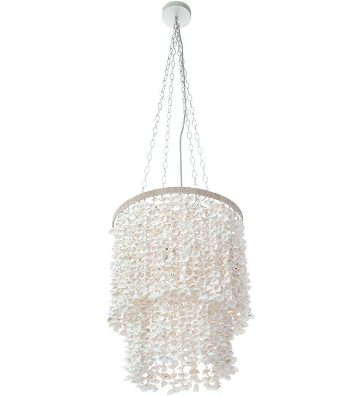 3 - Light Dimmable Tiered Chandelier