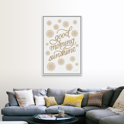 «Boho Nursery V» par Becky Thorns - reproduction d'art textuel sur toile