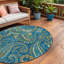 Tapis d'intérieur rond 8 po
