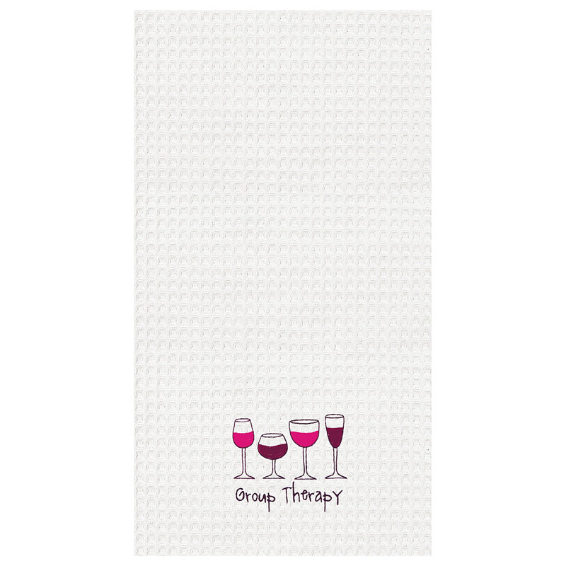 Group Therapy Waffle Weave Cotton Kitchen Towel