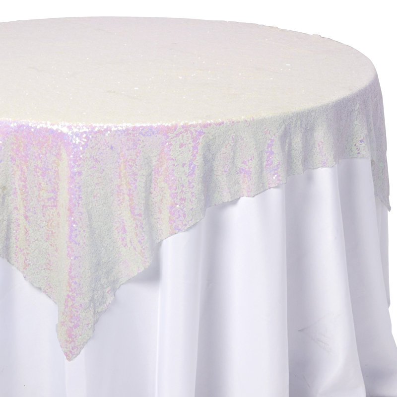 Sequin Overlay Accessory, White