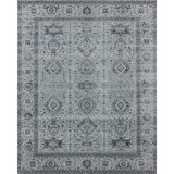 Hand Knotted Moroccan Area Rug in Gray/Charcoal