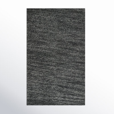 Handmade Wool Black Rug