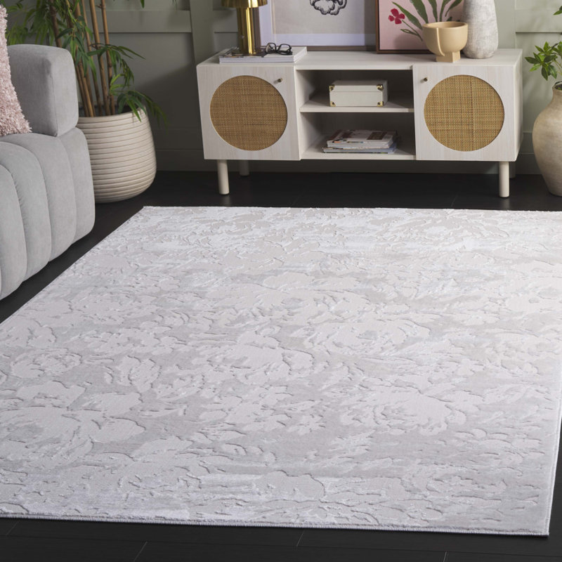 Tapis ivoire Saylor 117, Rectangle 5 pi 5 po x 7 pi 7 po