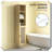 Freestanding Bathroom Cabinet Rattan Doors Anti Tipping Design-1681777407