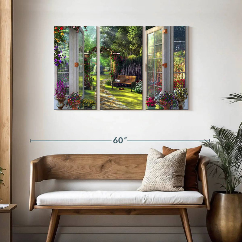 Senne Home Garden View, H 28 po x l 45 po