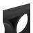 Solid Mango Wood Console Table, Black
